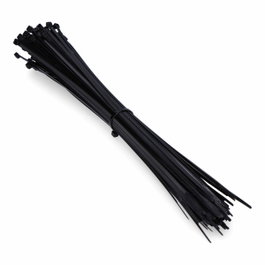 Edm Bridas de Nylon Negro 385 x 4,8 mm (100 uds)