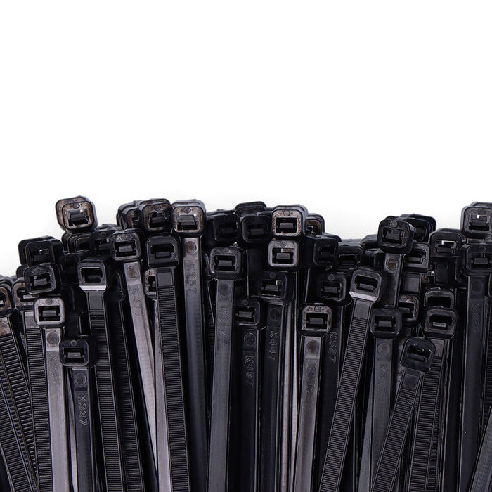 Edm Bridas de Nylon Negro 385 x 4,8 mm (100 uds)