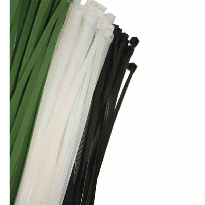 Edm Bridas de Nylon Negro 385 x 4,8 mm (100 uds)