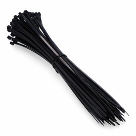 Edm Bridas de Nylon Negro 300 x 4,8 mm (100 uds)