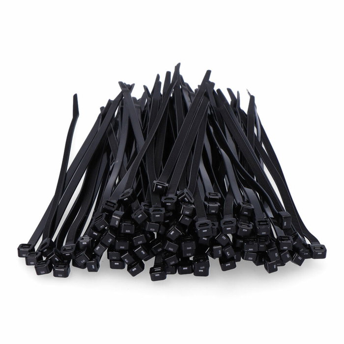 Edm Bridas de Nylon Negro 250 x 4,8 mm (100 uds)