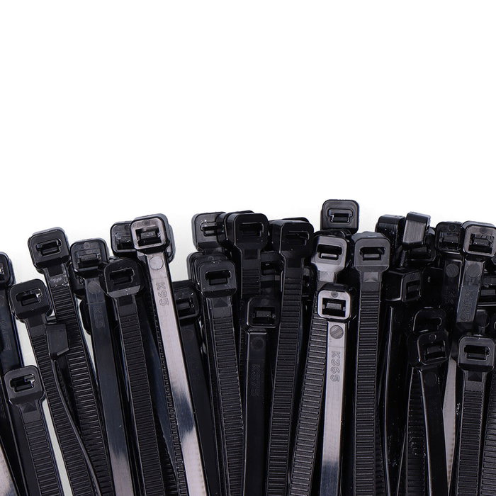 Edm Bridas de Nylon Negro 250 x 4,8 mm (100 uds)