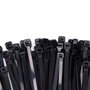 Edm Bridas de Nylon Negro 250 x 4,8 mm (100 uds)
