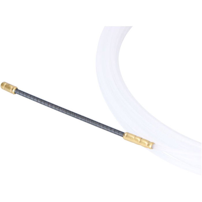 Edm Sonda pasacables guía de nylon blanca, 20 m x 3 mm
