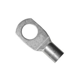 Terminal tubular de cobre para cable de 10 mm y taladro de 10 mm, bolsa 25 uds