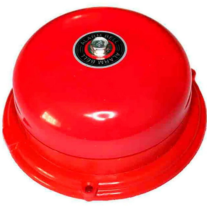 Edm Timbre de campana industrial Ø150mm 90db Rojo