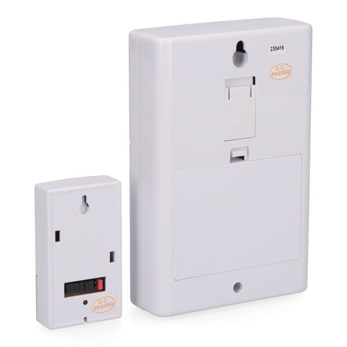 Edm Timbre musical elba sin cables, 80 db, alcance 80m, blanco Edm Timbre musical elba sin cables, 80 db, alcance 80m, blanco