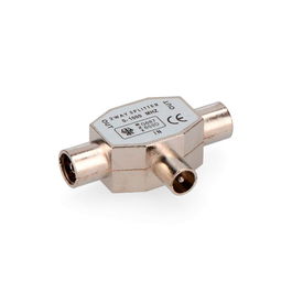 Edm Derivador TV 1 Clavija + 2 Bases Metálico Extra Retractilado Acero Inoxidable