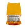 Televes Amplificador de Antena para Mástil de Exterior Ganancia FM 15db UHF 4db Nuevo Dividendo (Corta Canal 48)
