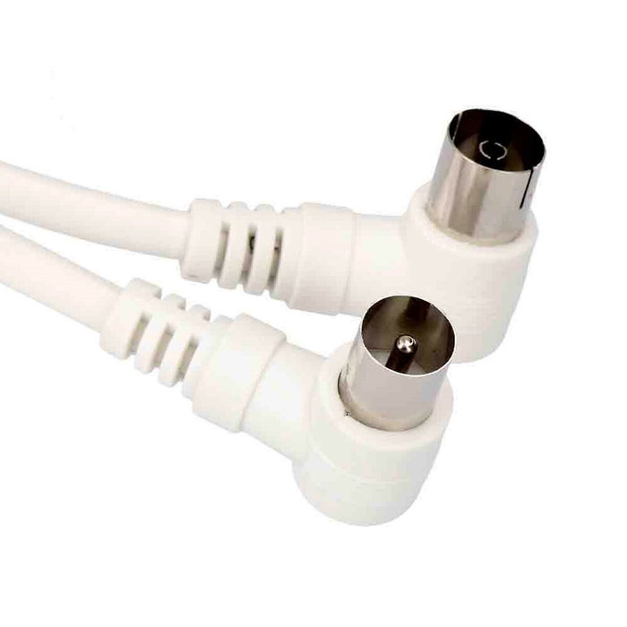 Edm Prolongación TV acodada 9,5 mm 10 m blanca Edm Prolongación TV acodada 9,5 mm 10 m blanca