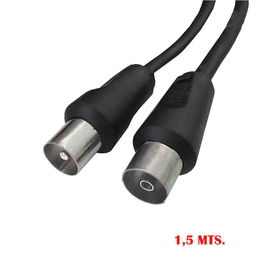 Edm Prolongación tv-video 9,5mm 1,5m Negro