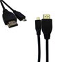 Edm Conexión HDMI a Micro HDMI alta velocidad 1.4 macho macho 1m