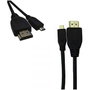 Edm Conexión HDMI a Micro HDMI alta velocidad 1.4 macho macho 1m
