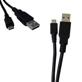 Edm Cable conector USB a Micro USB 1,8m Compatible Samsung, Sony, Huawei, LG Negro