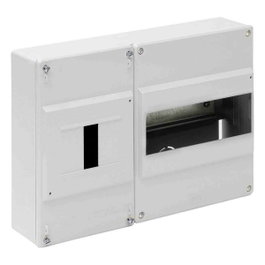 Solera Caja para distribución 1 icp+7 elementos blanco 227x188x55mm