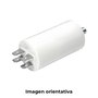 Konek Condensador de Arranque MKA 20mf 5% 450V Ø4,1x8cm con Espiga M8 y Faston Doble