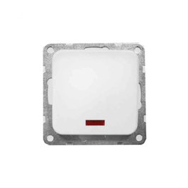 Edm Interruptor luminoso serie Term blanco