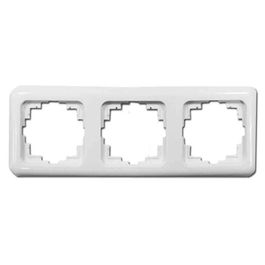 Edm Marco 3 elementos empotrar Serie Term Blanco 80x220mm Termoplástico