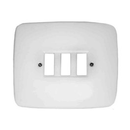 Solera Placa 3 elementos serie Estrella Blanco