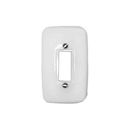 Solera 520 Placa 1 elemento Estrella Blanco Polipropileno Empotrar 75x46mm