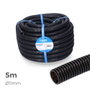 Edm Corrugado para Interior ø11mm x ø16mm, 5m, Certificación CE, Negro