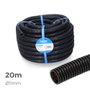 Edm Corrugado para Interior M-16 ø11mm x ø16mm 20m Negro PVC