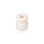 Edm Aislador de Porcelana para Cable Trenzado Blanco ø 15 x 20 mm