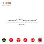Edm Guirnalda Easy-Connect 4m 60 Leds Multicolor IP44 Interior-Exterior