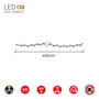 Edm Guirnalda easy-connect 4m 60 LEDs multicolor