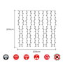 Edm Cortina LED Easy-Connect Blanco Frío 2x2m