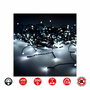 Edm Cortina LED Easy-Connect Blanco Frío 2x2m