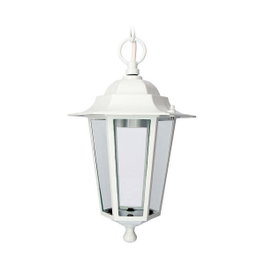 Edm Aplique exterior Zurich blanco de aluminio y cristal para techo