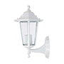 Edm Aplique Exterior Zurich Blanco de Aluminio y Cristal