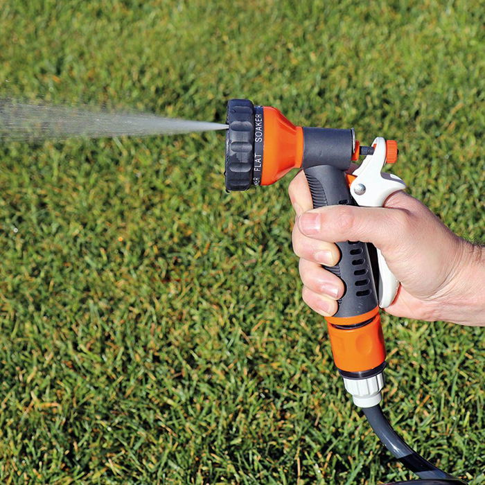 Edm Kit Manguera Espiral Riega Fácil 15m ø9mm (3/8 pulg) con Conexiones Rápidas y Pistola de 7 Modos Edm Kit Manguera Espiral Riega Fácil 15m ø9mm (3/8 pulg) con Conexiones Rápidas y Pistola de 7 Modos