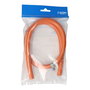 Edm Kit Manguera Butaflex Bicapa 9x15mm 0,80m Naranja (Incluye 2 Abrazaderas)