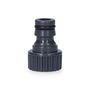 Edm Conector Roscado Hembra 1/2 Pulg Polipropileno Gris