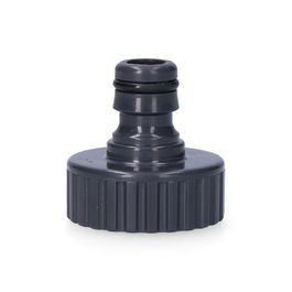 Edm Conector Roscado Hembra 1 Pulgada Polipropileno Gris