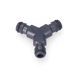 Edm Manguito de Derivación 3 Vías Unión Rápida 6x7 cm Polipropileno Gris