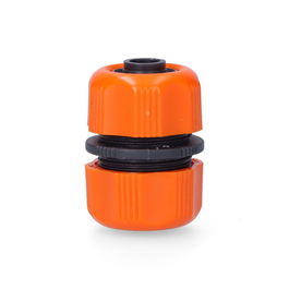 Edm Reparador de manguera Dos tomas Polipropileno Gris/Naranja 1/2" - 5/8" con tratamiento anti UV y anti algas