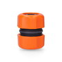 Edm Reparador de Manguera Dos Tomas 5/8" - 3/4" Gris/Naranja Polipropileno