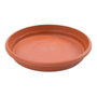 Plastiken Plato para Maceta de Polipropileno, Color Terracota, Diámetro 26 cm, Ref: 74861