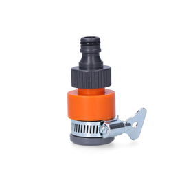 Edm Conector rápido para grifo sin rosca ø18 mm gris/naranja