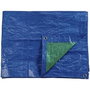 Edm Toldo de polietileno de doble cara azul/verde 4 x 5 m