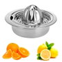 Excellent Houseware Exprimidor de Cítricos de Acero Inoxidable, 0.8 Litros, Ø16 cm, para Cocina
