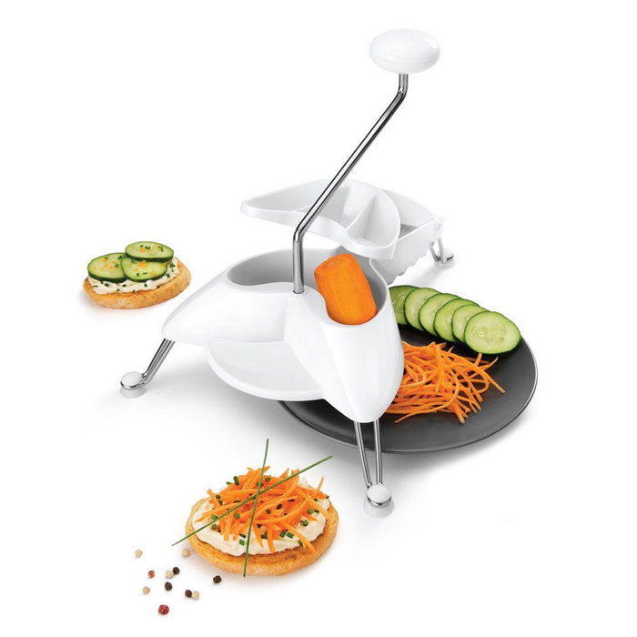 Metaltex Rallador especial para migas de 24 cm con 3 círculos de acero inoxidable