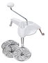 Metaltex Rallador especial para migas de 24 cm con 3 círculos de acero inoxidable