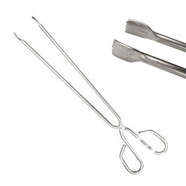 Sauvic Pinzas para Carne Acero Inoxidable 35cm para Barbacoa y Cocina