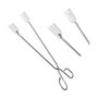 Sauvic Pinzas para Pescado Acero Inoxidable 35 cm para Barbacoa y Cocina