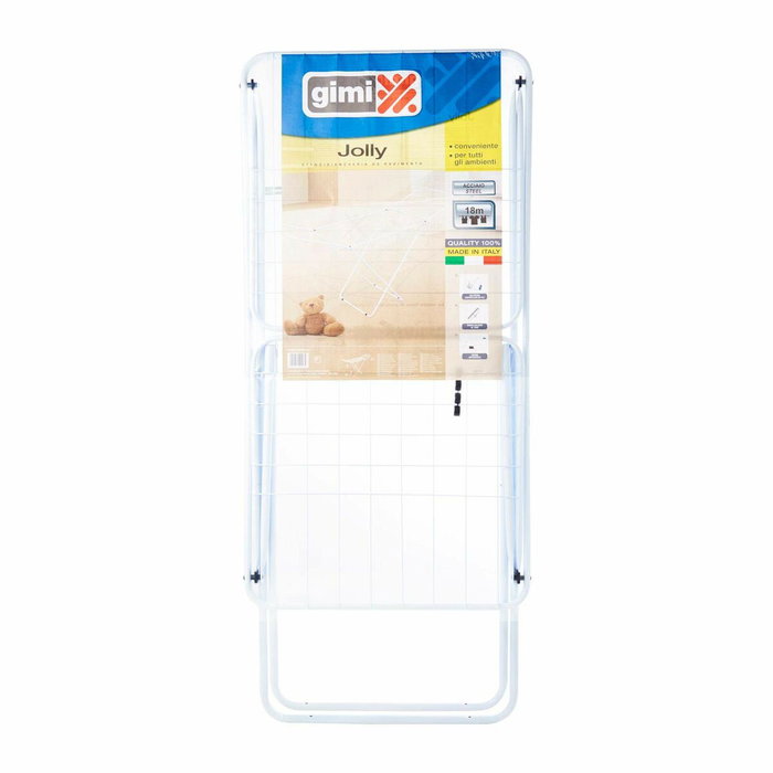 Gimi Jolly C6 Tendedero de Acero Lacado con 18 m de Tendido Gimi Jolly C6 Tendedero de Acero Lacado con 18 m de Tendido