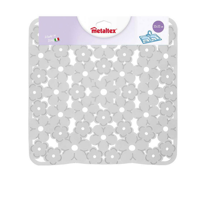 Metaltex Salva fregadero translúcido 32 x 32 cm